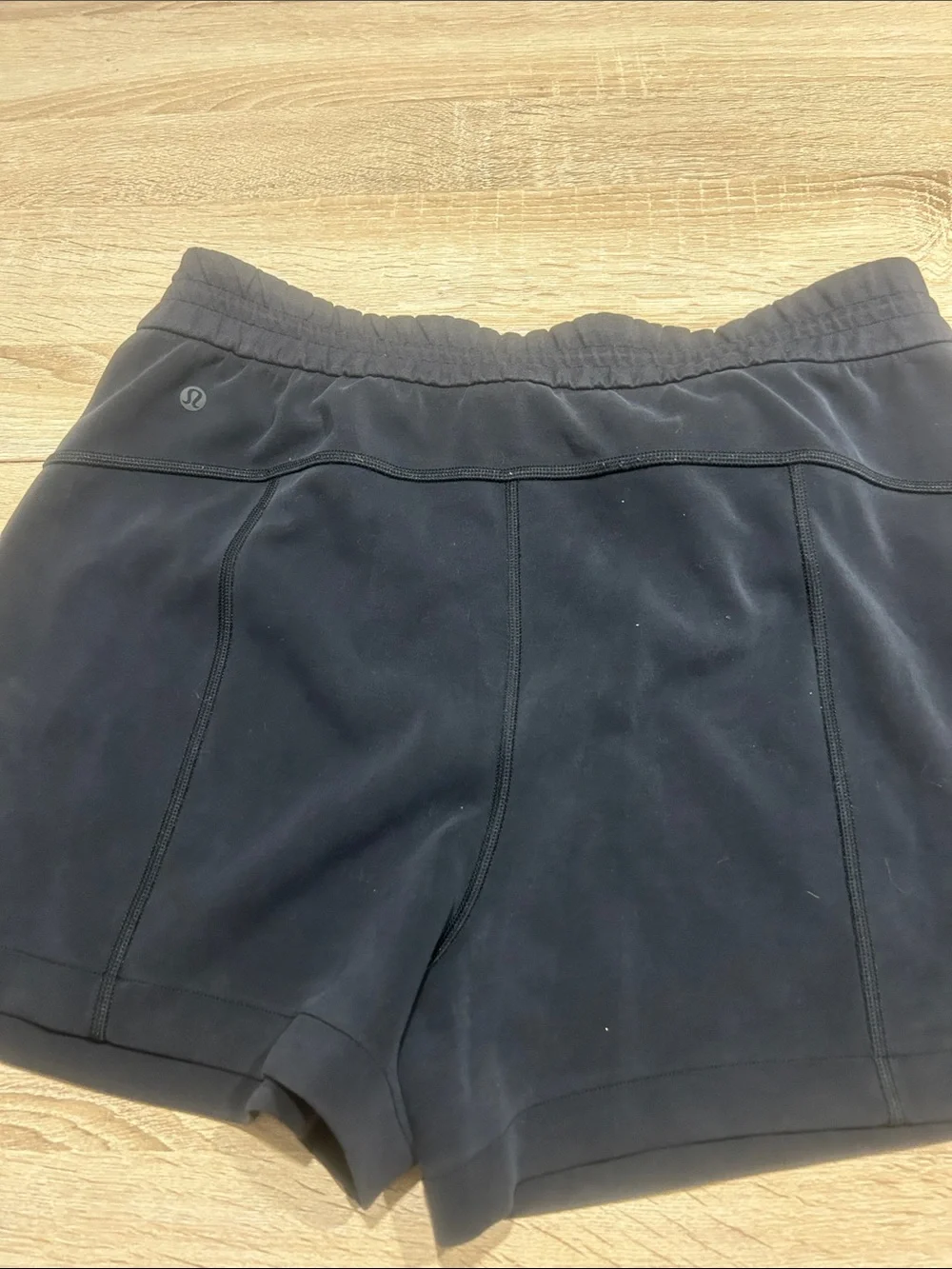 Lululemon black Athletic Drawstring Shorts Sz 12